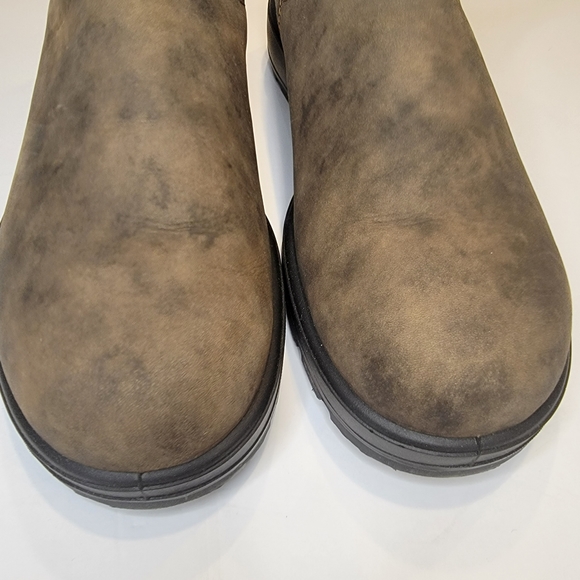 Blundstone MEN'S CLASSICS CHELSEA BOOTS - RUSTIC BROWN AU 9.5 (US SIZE 10.5) - Picture 5 of 16